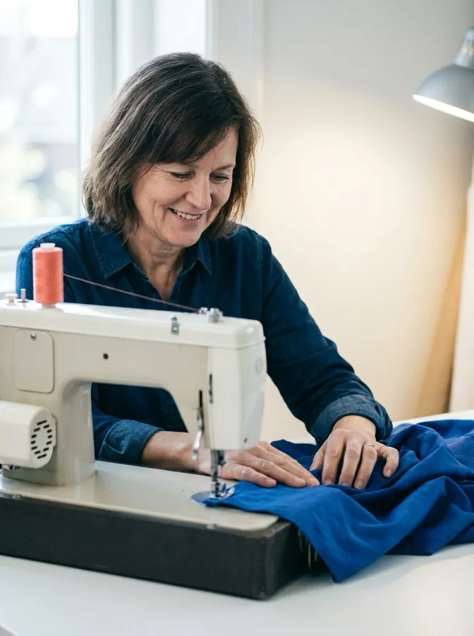 Portrait souriant de Yann K., cliente de l'atelier.